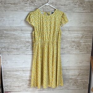 Trash + Sophie Lemon Open Back Mini Dress Size Large Petite